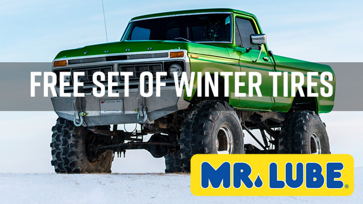 Win a free set of winter tires from Mr. Lube