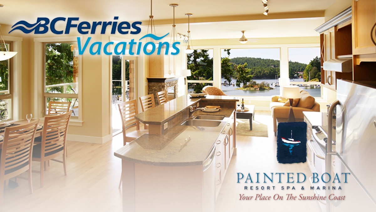 Enter to win a BC Ferries Vacations Getaway to Painted Boat Resort Spa & Marina on the Sunshine Coast!