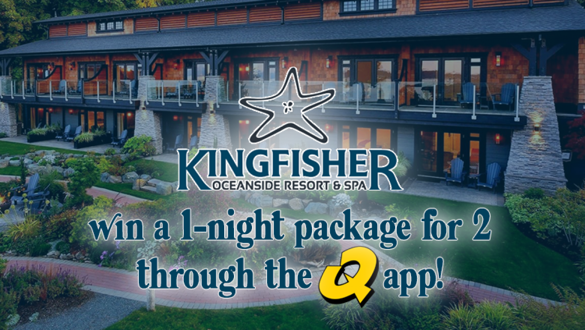 Win a 1-night stay for two at Kingfisher Oceanside Resort & Spa!